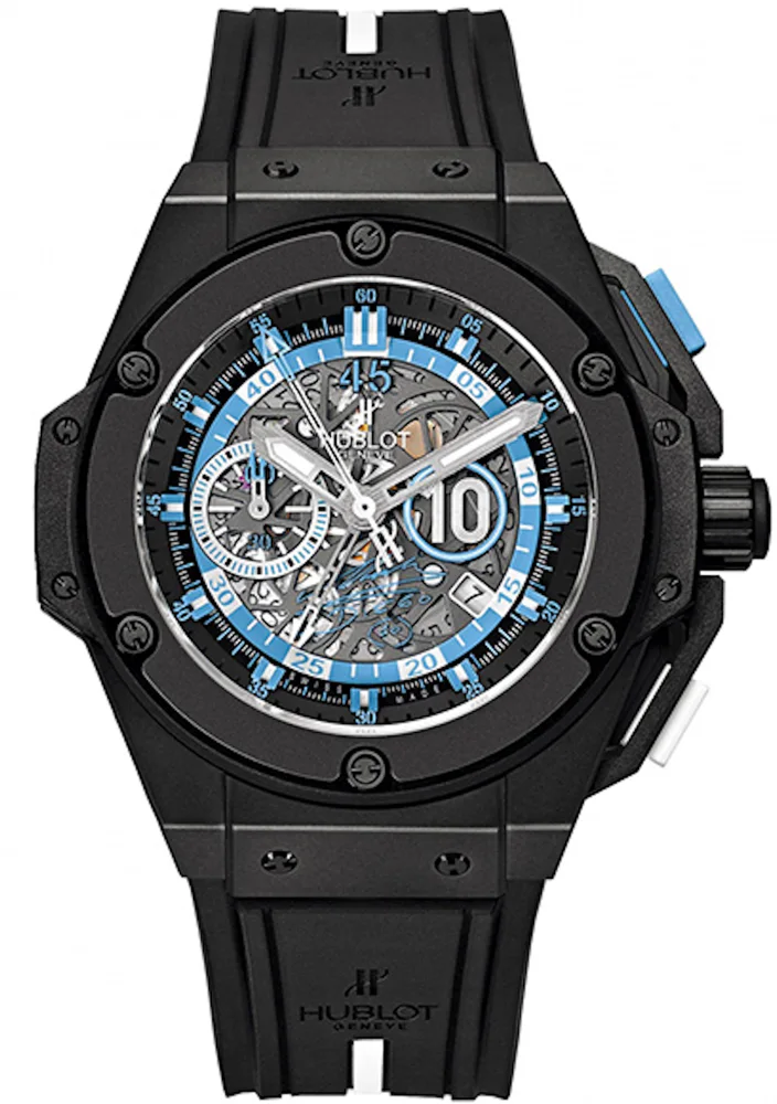 Hublot Big Bang King Power "Maradona II" with the shirt signed by Maradona
